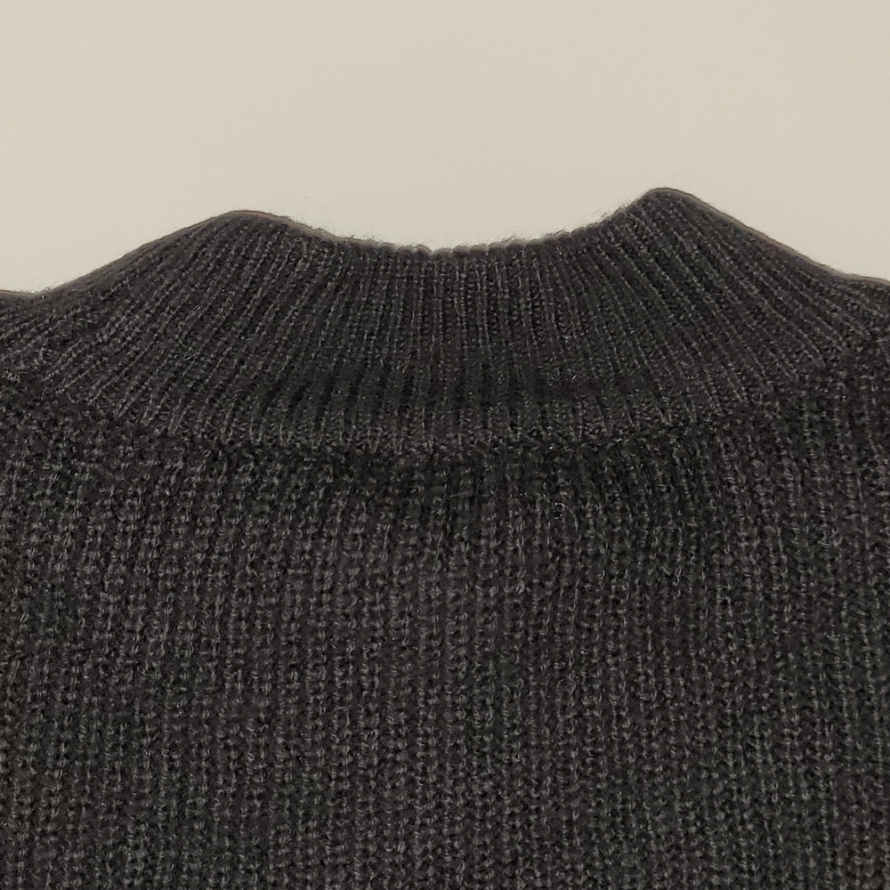 NWT Vince Camuto Clip Dots Long Sleeve Pullover Mock Neck Sweater Wm's Black XL - Picture 8 of 15